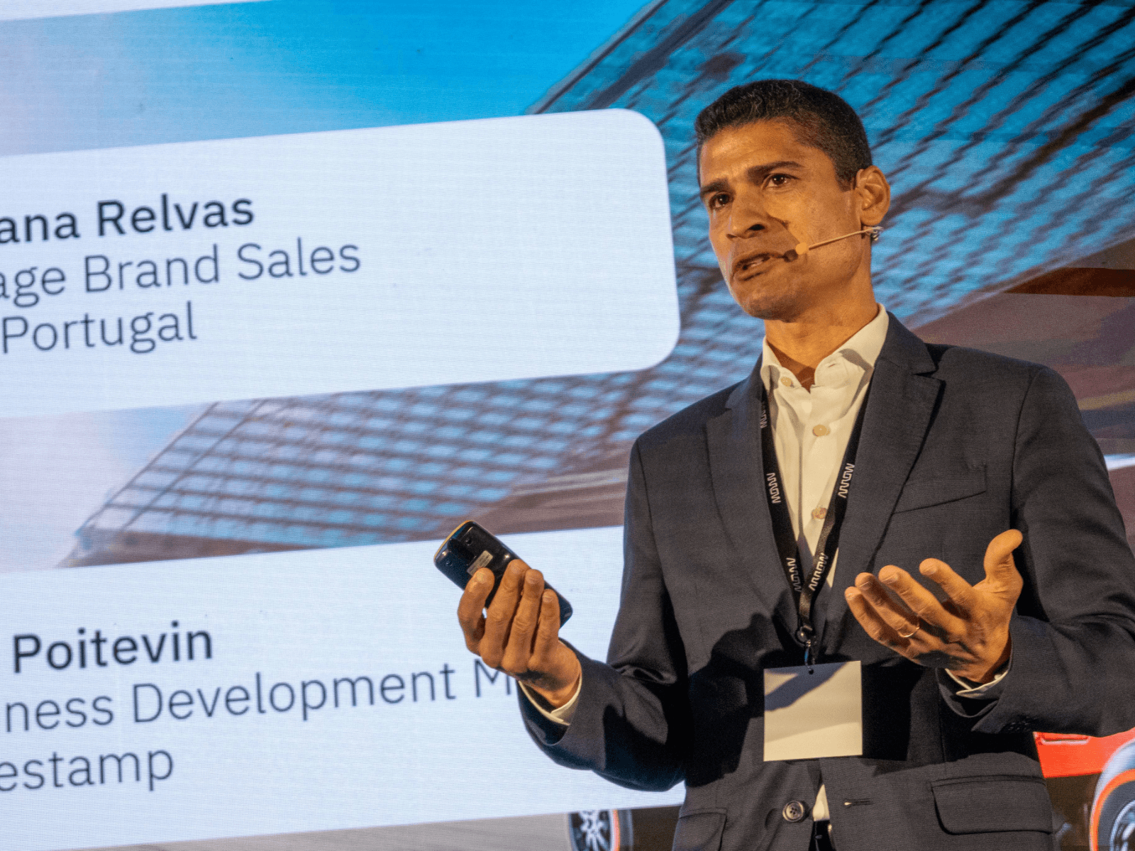 Luís Poitevin de Timestamp durante la sesión sobre IBM Storage Platform en el IBM Systems & Cloud Rac