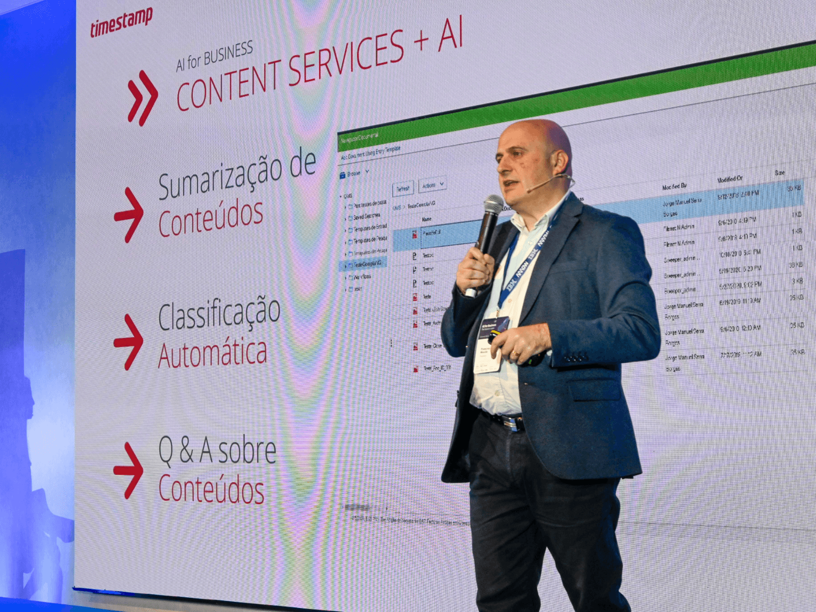 Francisco Mourão from Timestamp presents AI use cases in document and process automation with IBM watsonx™.